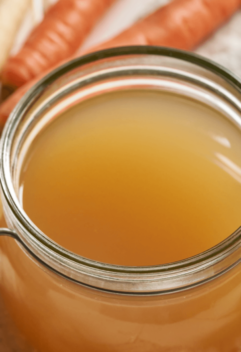 bone broth in a jar