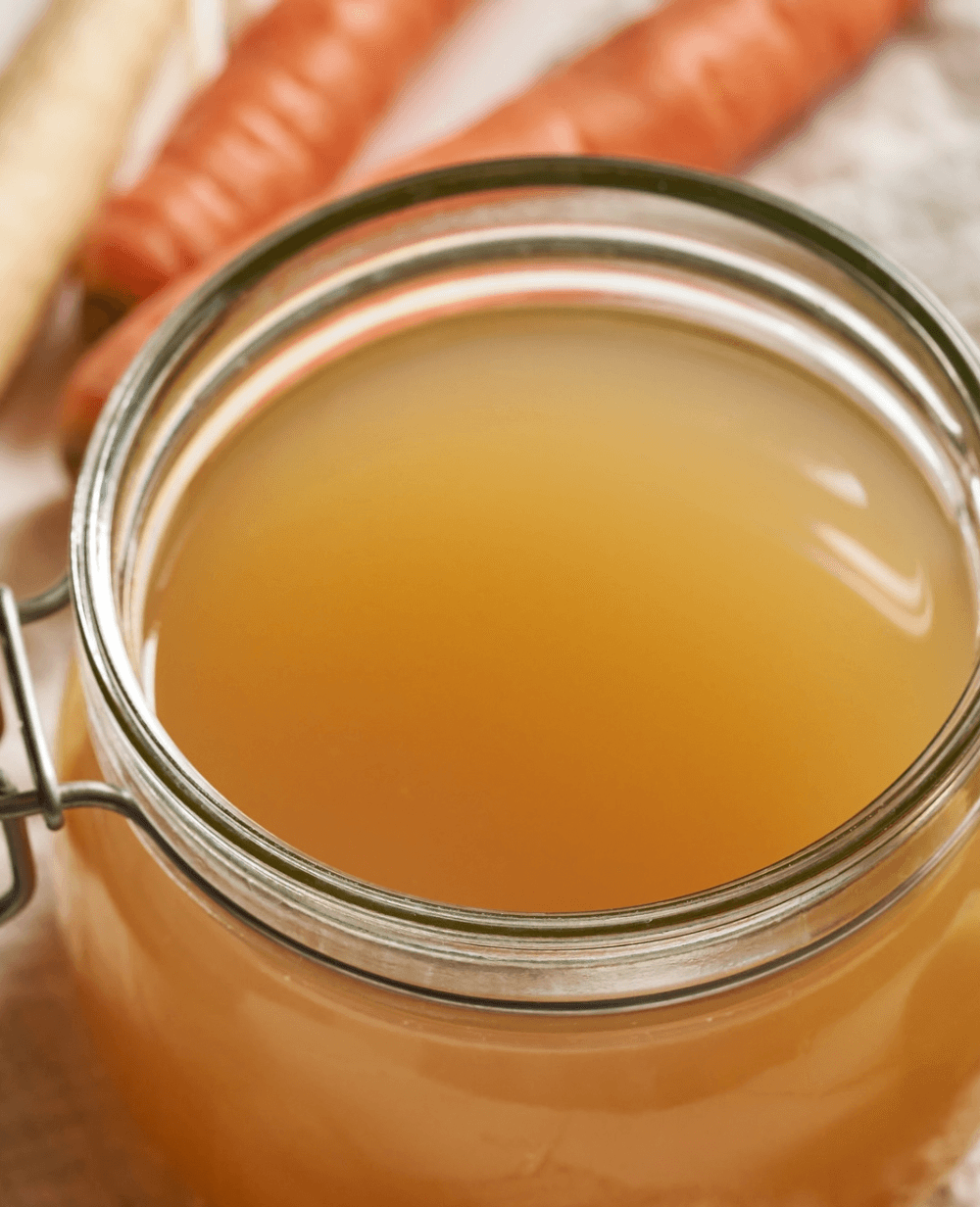 bone broth in a jar